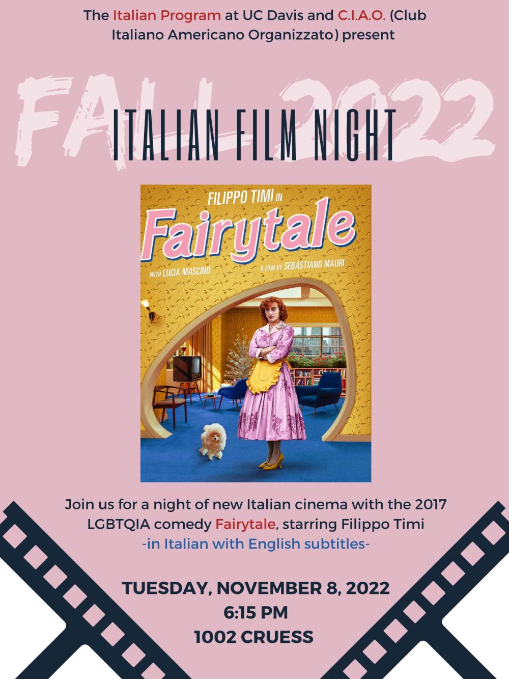 A flyer advertising the upcoming film showing