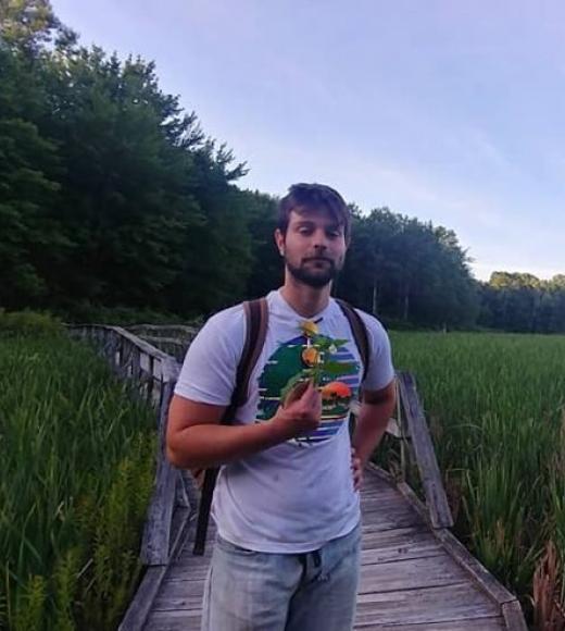 Photo of Ian Lancaster looking at viewer