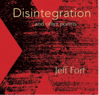 A book cover, a large distorted X on a red background